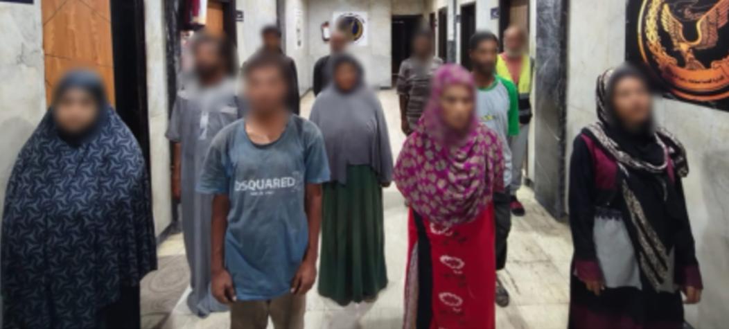 ضبط شبكة استغلال الأطفال في التسول بالجيزة وتحرير 13 طفلًا| صور