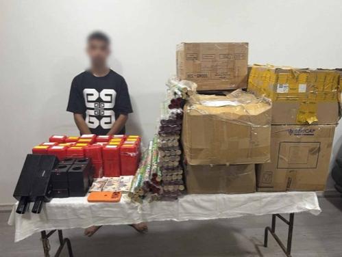 ضبط طالب يدير صفحة للترويج لبيع الألعاب النارية بالقليوبية