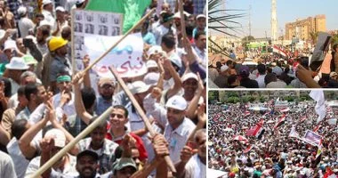 في ذكرى فض اعتصام رابعة.. منصة الدم تفضح أكذوبة السلمية.. حجازي يهدد المصريين بـ«الرش بالدم».. البلتاجي يلوح بـ«سيناء».. الزمر يتوعد بـ«السحق».. عبد الماجد يقسم المجتمع إلى قتلى في الجنة وآخرين في النار