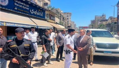 حملة مكبرة لإزالة الإشغالات في دمياط 