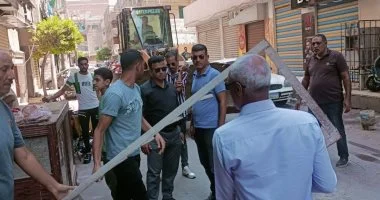 حملات مكثفة بالشرقية لإزالة الإشغالات لفتح الشوارع الرئيسية