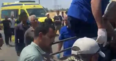 الحالة الصحية لـ5 مصابين من حادث الدواويس بمجمع الإسماعيلية الطبى