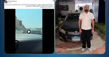 ضبط شاب أتلف سيارة فتاة رفضت خطوبته فى القاهرة.. فيديو