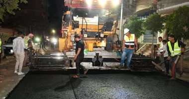 شريان مروري جديد.. إنتهاء من أعمال رصف طريق “سنباط – شرشابه” بالغربية.. صور