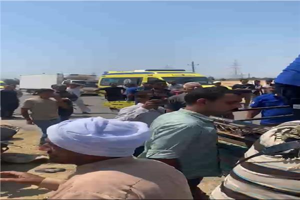 بالأسماء ارتفاع عدد ضحايا حادث تصادم سيارتي عمال بالإسماعيلية