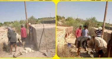 رفع 36 طن قمامة بالقنطرة شرق بالإسماعيلية.. ومتابعة الإنارة والغاز بقرى المركز