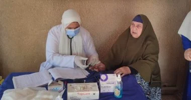 الكشف على 1284 مواطنا خلال قافلة طبية مجانية بقرية أم حبيب فى القصاصين