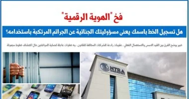 هل تسجيل الخط باسمك يعنى مسؤوليتك عن الجرائم المرتكبة باستخدامه؟.. نقلا عن برلماني