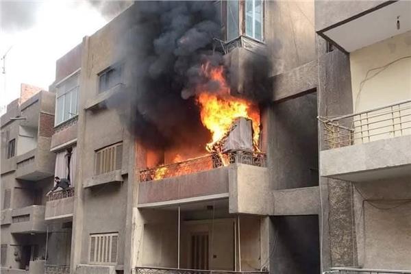 السيطرة على حريق داخل شقة سكنية بوسط بنها دون إصابات
