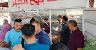 محافظ الدقهلية تحرير 17 مخالفة فى حملة تموينية على جمصة