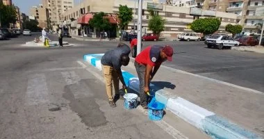 «سويسنا أجمل بينا» تواصل تجميل شوارع السويس بمشاركة الشباب والمجتمع المدني