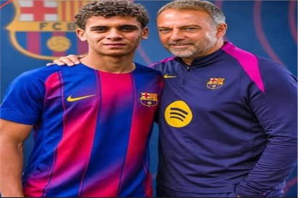 موقف حمزة عبد الكريم من قائمة برشلونة لمباراة بازل السويسري الودية 