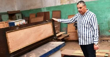 نائب محافظ أسوان يتفقد مركز الإنتاج والتدريب الصناعى