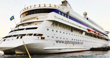 فى زيارتها الأولى.. ميناء غرب بورسعيد يستقبل السفينة السياحية ASTORIA GRANDE