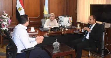 نائب محافظ الإسكندرية تبحث مع ممثلى “شباب المتوسط للتنمية” تعزيز التعاون