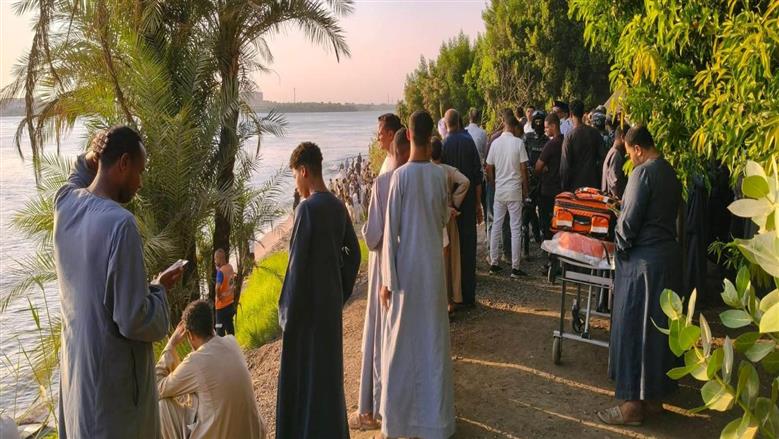 غرق 5 شباب في مياه نهر النيل بإسنا خلال السباحة هربا من حرارة الطقس