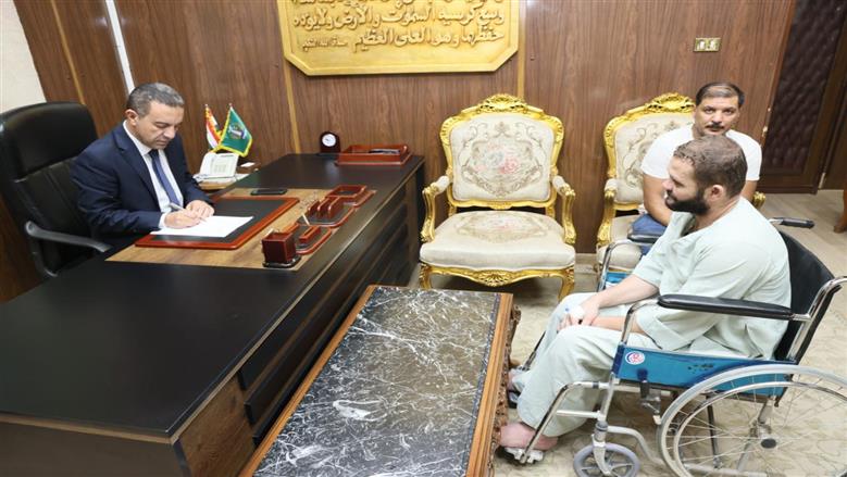 محافظ المنوفية: صرف مساعدة مالية وتوفير أدوية لحالة مرضية من ذوي الهمم