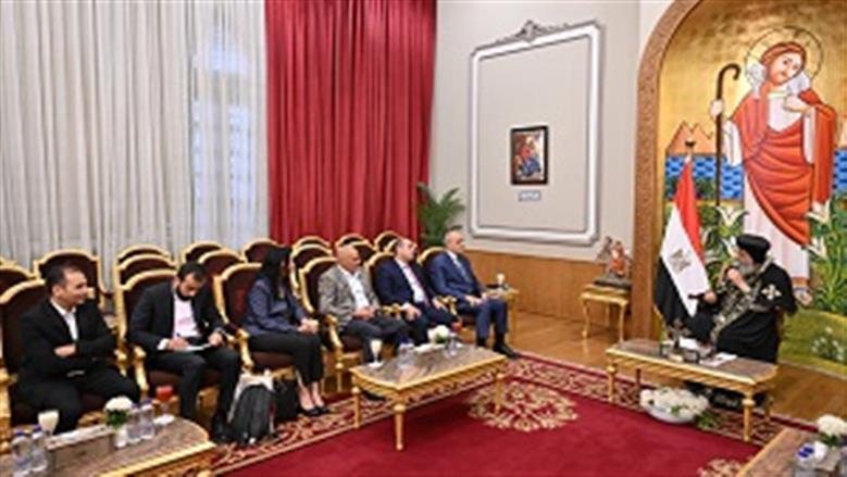 البابا تواضروس ووزير السياحة الأردني يضعان ملامح التحضير لاحتفالات «المغطس» 2030