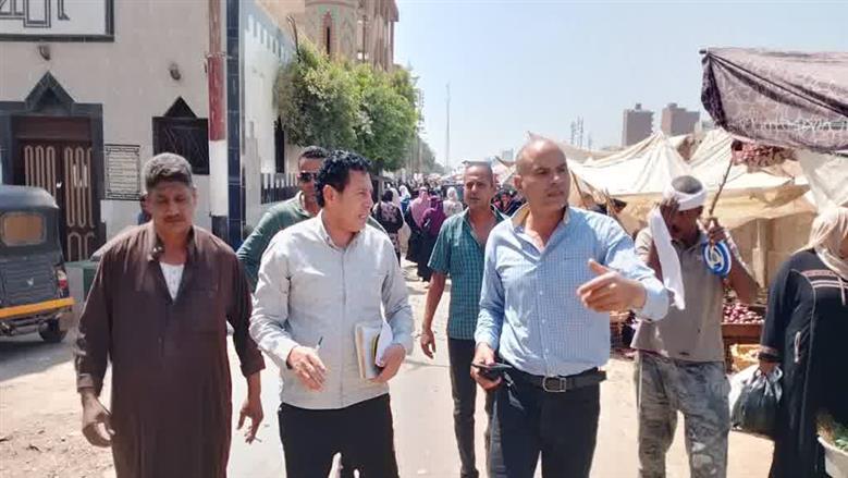 رفع أبعاد الموقع المقترح لإنشاء كوبري علوي للمشاة استجابة لأهالي مركز سمالوط بالمنيا