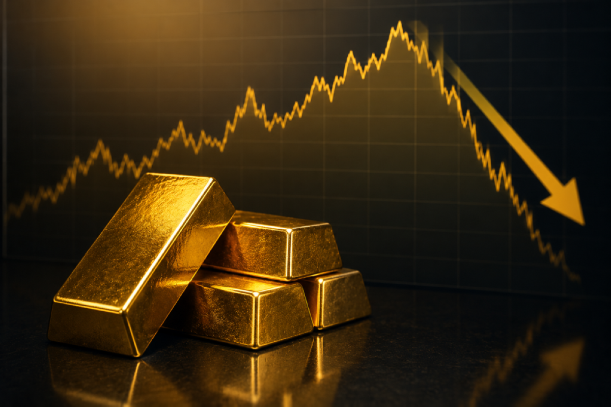 الذهب يتراجع عن أعلى مستوى في شهرين