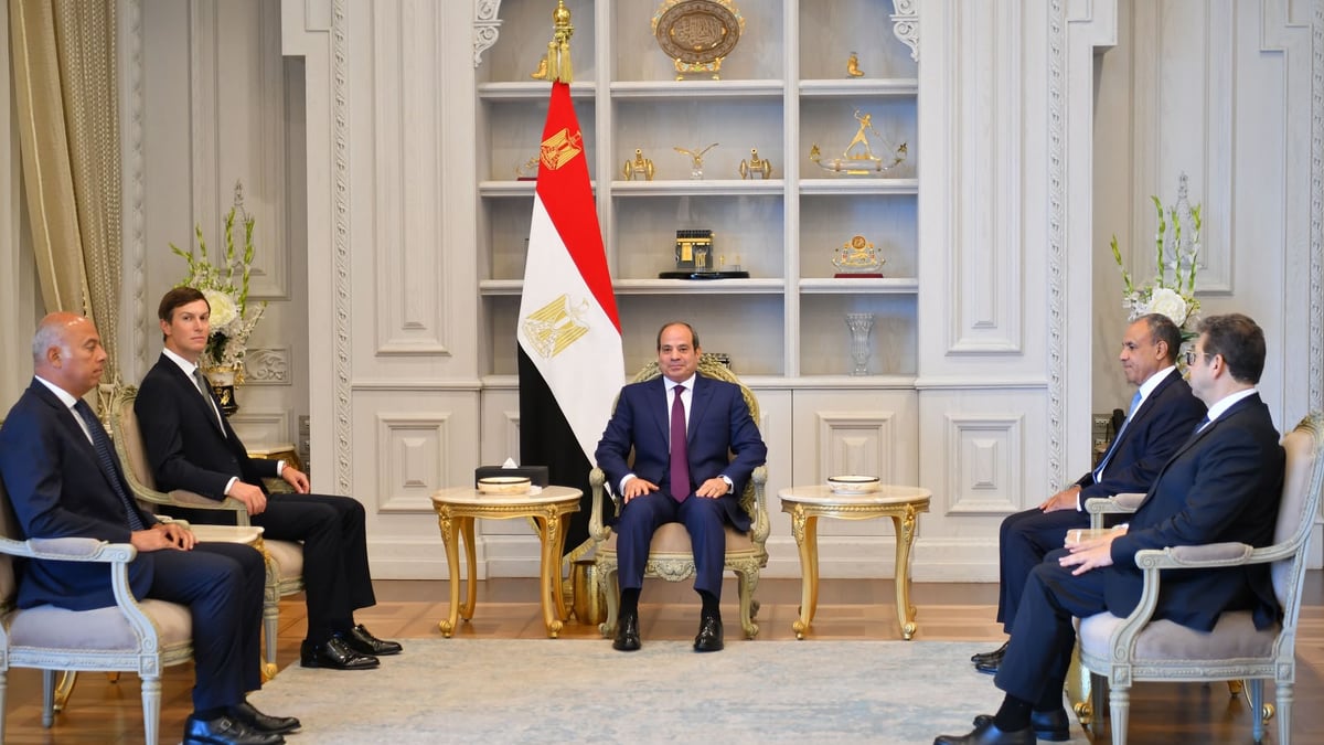 الرئيس المصري يستقبل صهر «ترامب» في العلمين