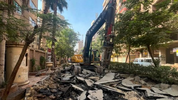 بدء أعمال رصف وتطوير شارعي كفر طهرمس ومجمع المدارس ببولاق الدكرور