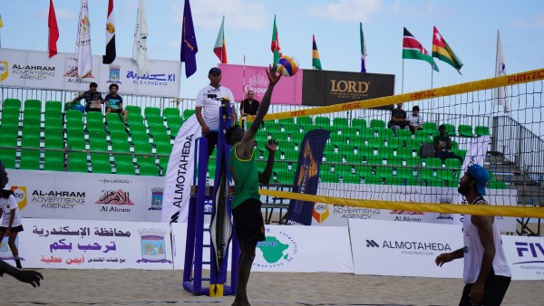 نتائج اليوم الثاني لبطولة أفريقيا للكرة الطائرة الشاطئية بالإسكندرية