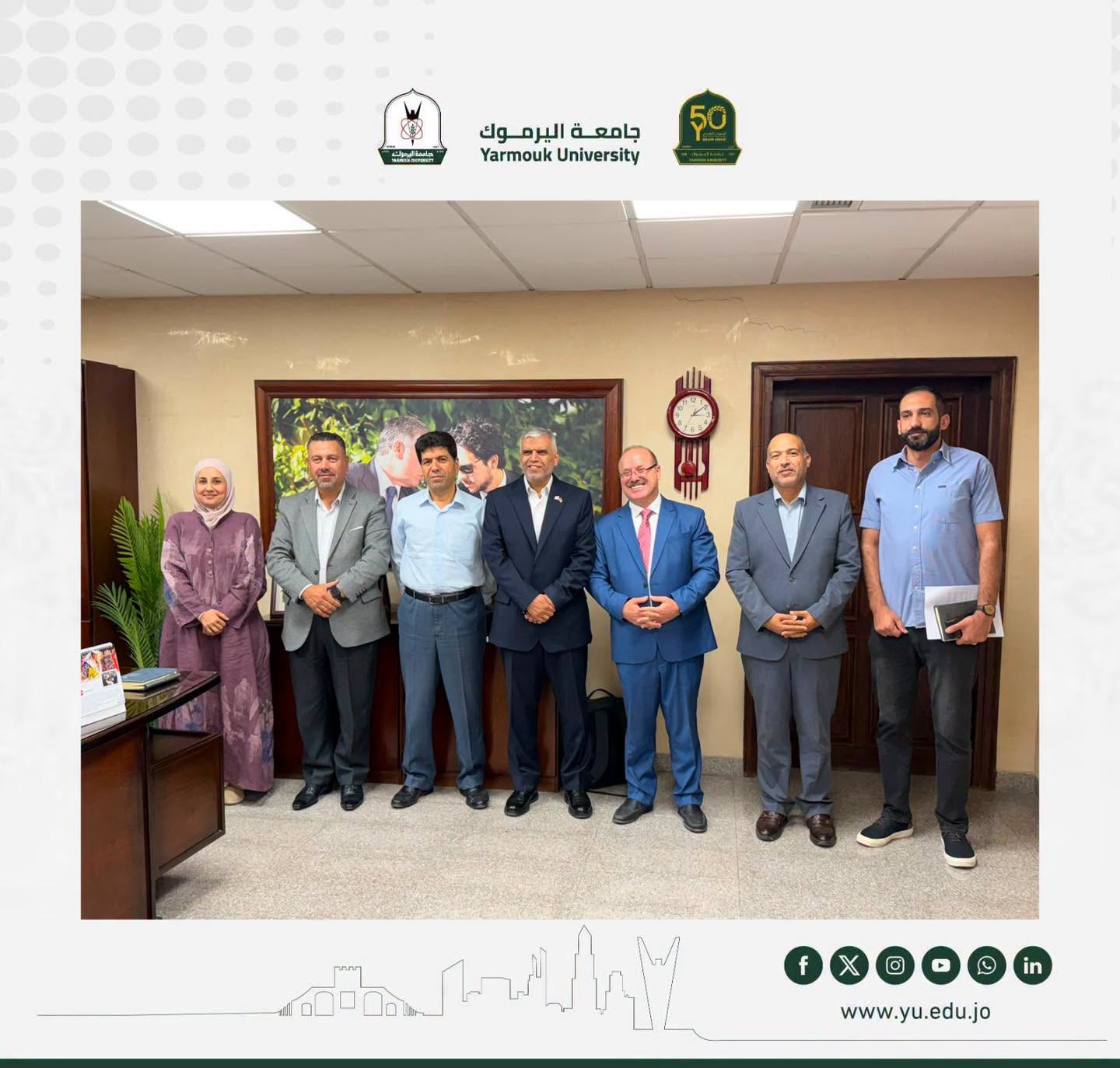 رئيس المؤتمر الوطني الأول للتعليم التقني والتطبيقي يلتقي المدير العام لمؤسسة التدريب المهني