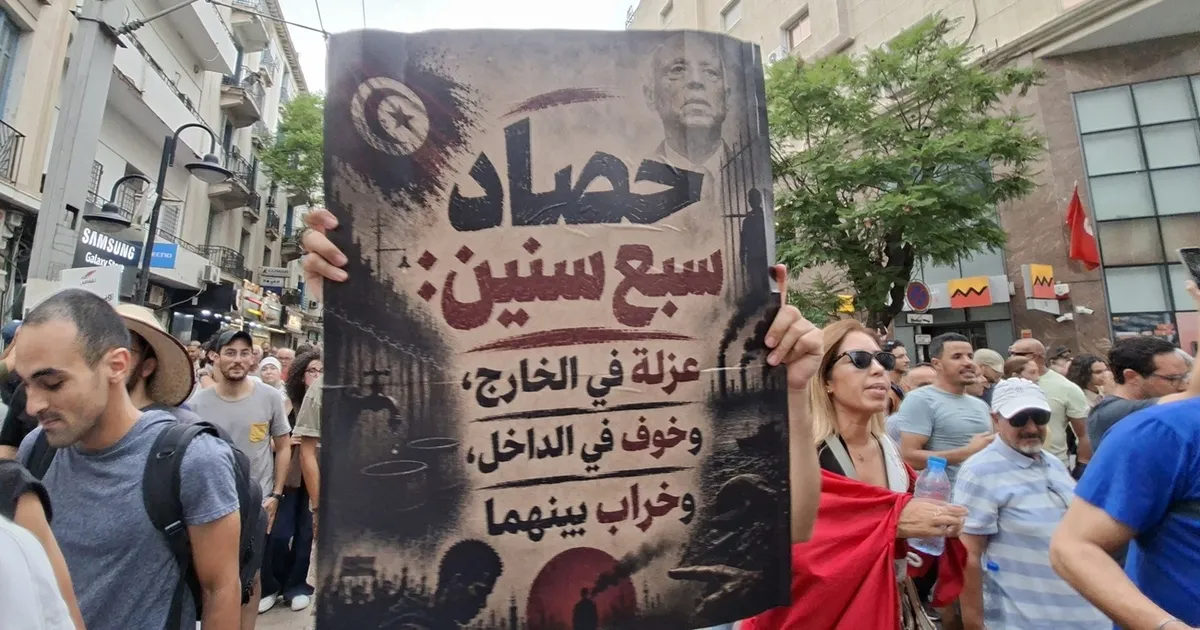دعوات حزبية وحراكية في تونس للاحتجاج ضد نظام سعيد