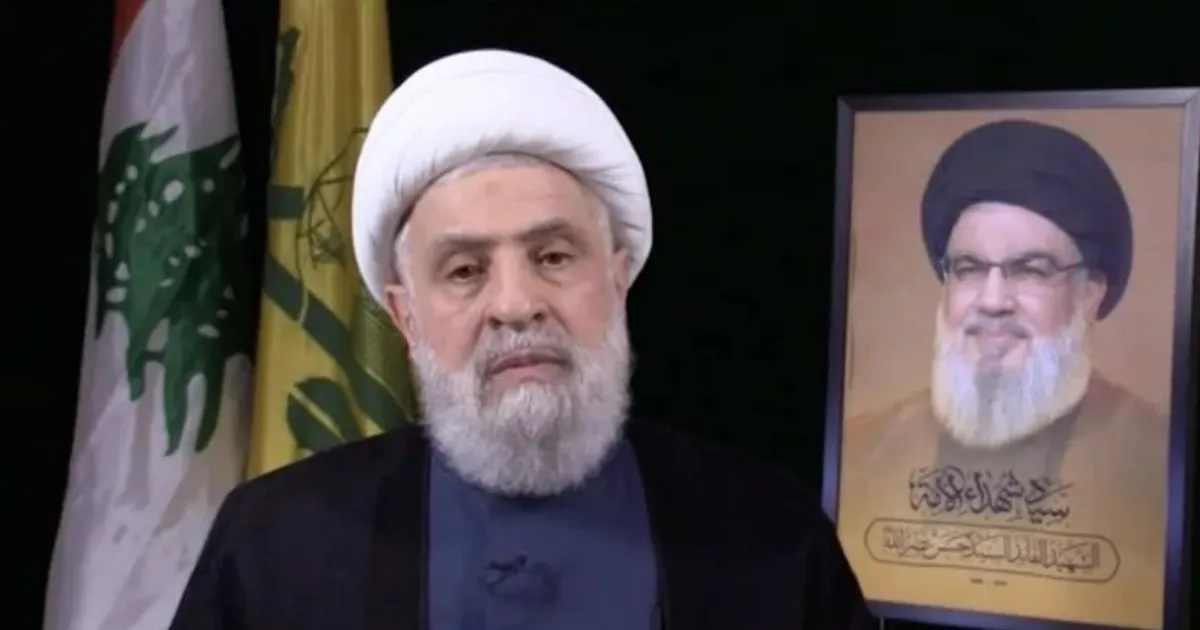 نعيم قاسم يشن هجوما على “الاتفاق الإطاري”: لم يجلب إلا العار