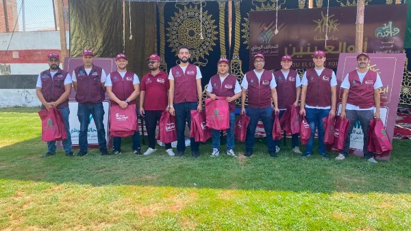 أبو العينين تشارك في قافلة إيد واحدة ببني سويف ضمن 8 قوافل لدعم أهالي الصعيد