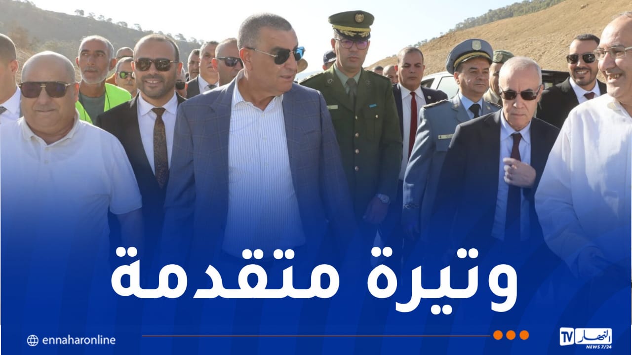 جلاوي يُشيد من تبسة بالوتيرة المتسارعة لإنجاز الخط المنجمي الشرقي