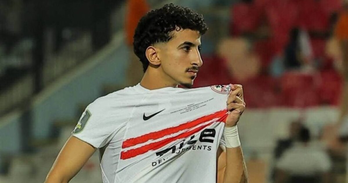 أحمد إيشو لاعب الزمالك بعد تجديد عقده