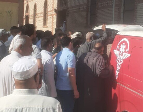 تشييع جنازة إبراهيم الداؤدي أحد ضحايا حادث الإسماعيلية بمقابر العائلة في الشرقية