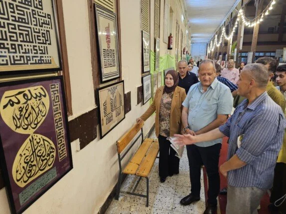افتتاح معرض طلاب مدرسة الخط العربي ببورسعيد – الأسبوع