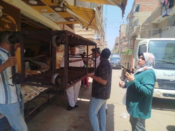 حملة مكبرة لرفع الإشغالات وإعادة الانضباط بمدينة قها – الأسبوع