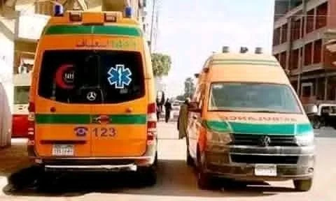 إصابة 7 أشخاص في حادث ميني باص بنزلة كوبري عرابي بشر الخيمة – الأسبوع