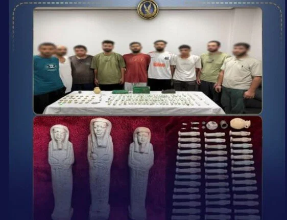ضبط 118 قطعة أثرية يُشتبه في أثريتها مع 9 أشخاص بالقليوبية – الأسبوع