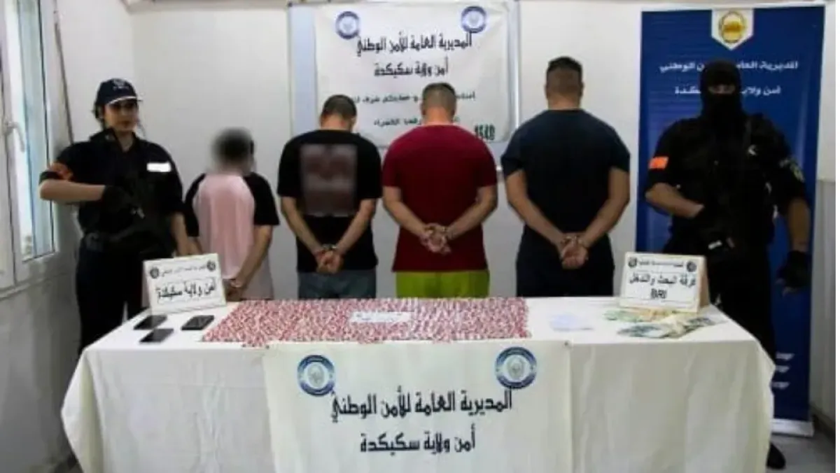 سكيكدة: توقيف 4 أشخاص وحجز مهلوسات