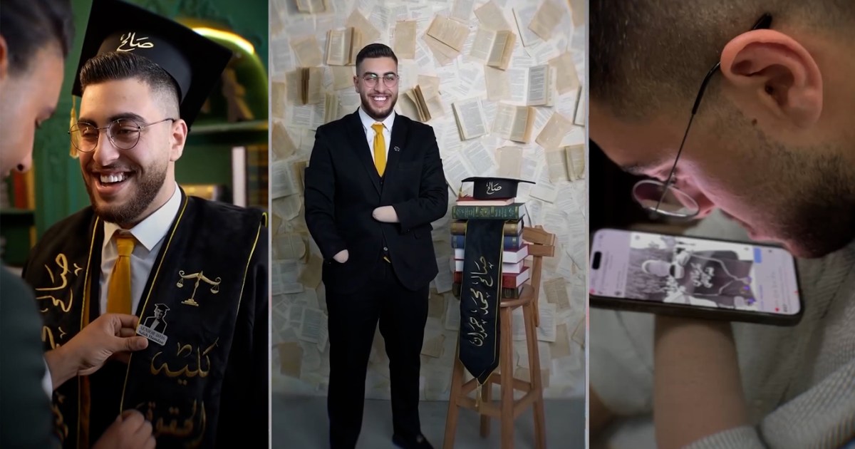 فتى الزرقاء بعد تخرجه في الحقوق: “قلعت عينهم” بالنجاح | منوعات