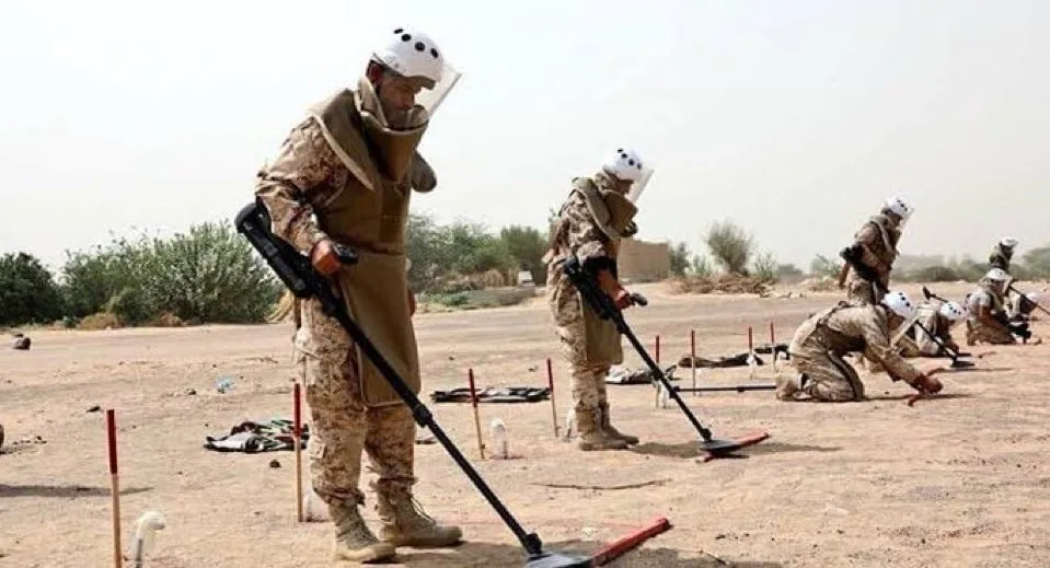 «مسام» ينزع 2,157 لغماً يمنياً في أسبوع والإجمالي يتجاوز 648 ألف لغم