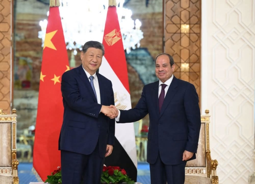 شي يدعو الصين ومصر إلى تعزيز الدعم المتبادل وتعميق التعاون