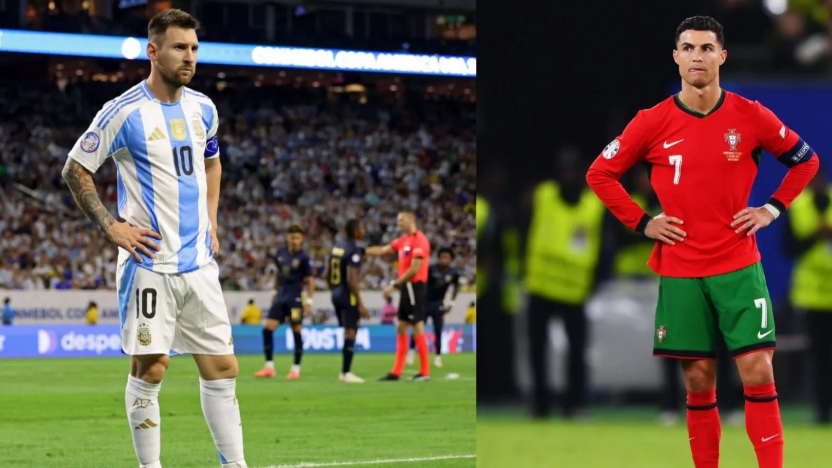 وجه ضربة لكريستيانو رونالدو في فيديو اعتزاله الدولي .. ليونيل ميسي يتباهى بإنجازاته بطريقة خاصة