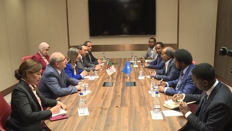 رئيسة المجلس الشعبي الوطني تُستقبل ببلغراد من قبل رئيس جمهورية الصومال الفيدرالية